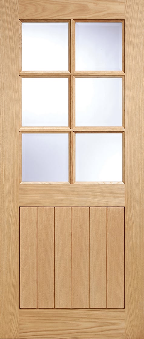 LPD Cottage Stable External Oak Dowelled 1981x838x44mm Price Comparisons | Compare The Build