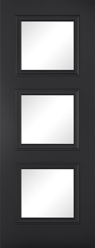 LPD Antwerp Internal Primed Black 1981x838x35mm Price Comparisons | Compare The Build