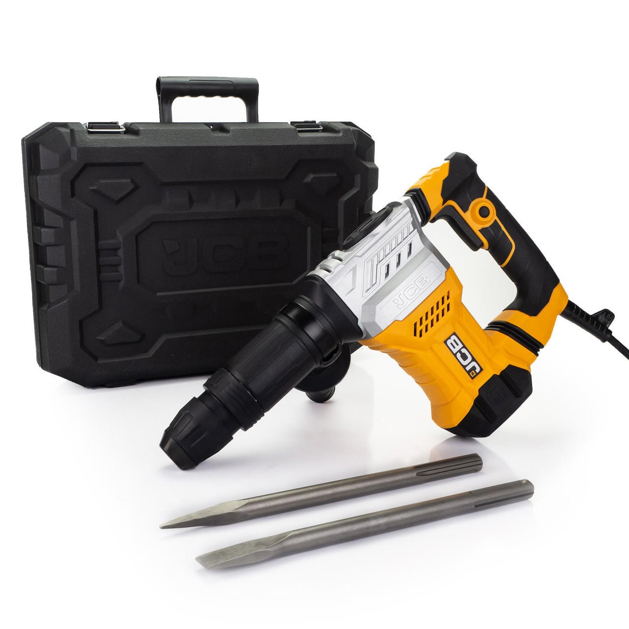 JCB 1300W 15J SDS Max Demolition Hammer and Chisel, Anti-Vibration Handle & 3m Power Cable Price Comparisons | Compare The Build