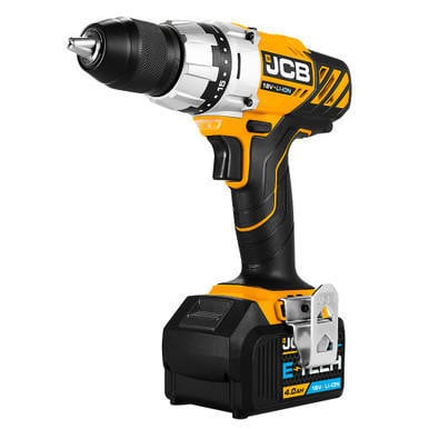 JCB 18V Drill Driver with 4.0Ah Lithium-ion Battery and 2.4A Fast Charger Price Comparisons | Compare The Build