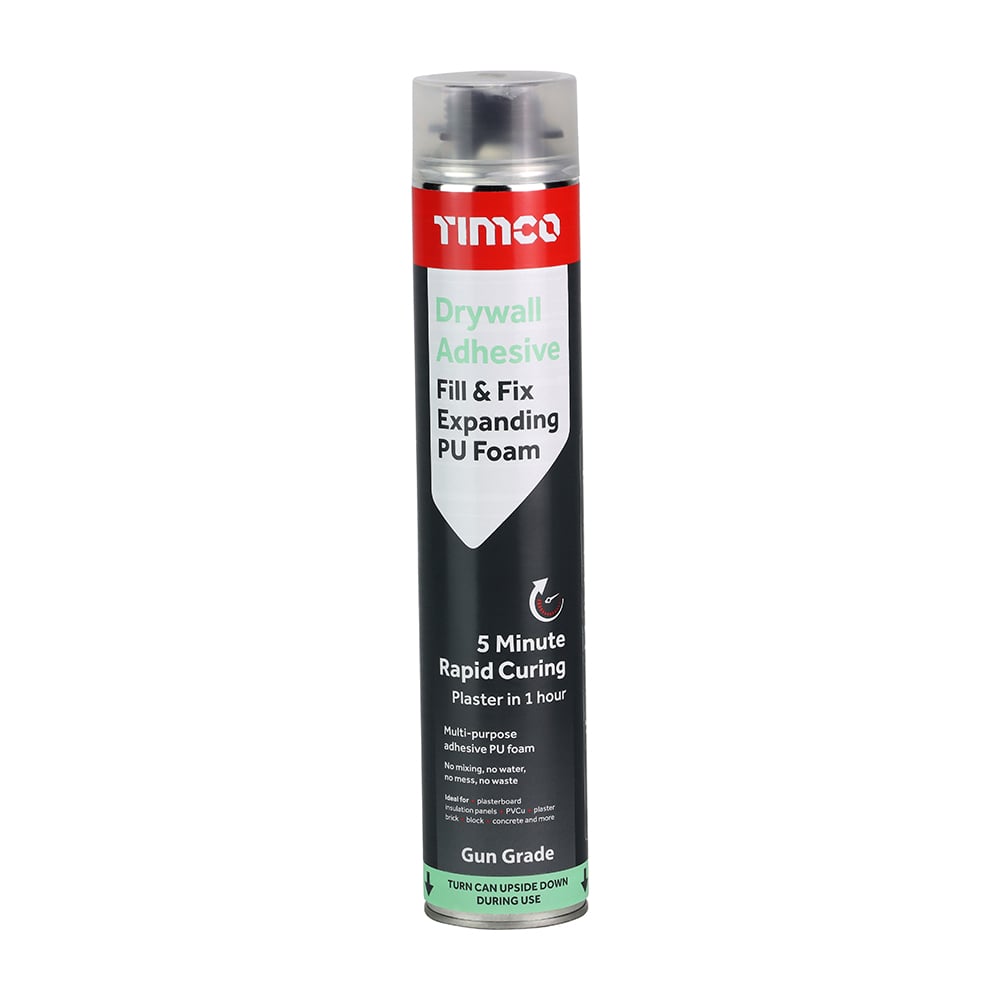 TIMco Drywall Adhesive Exp PU Foam 750ml 1 EA Price Comparisons | Compare The Build