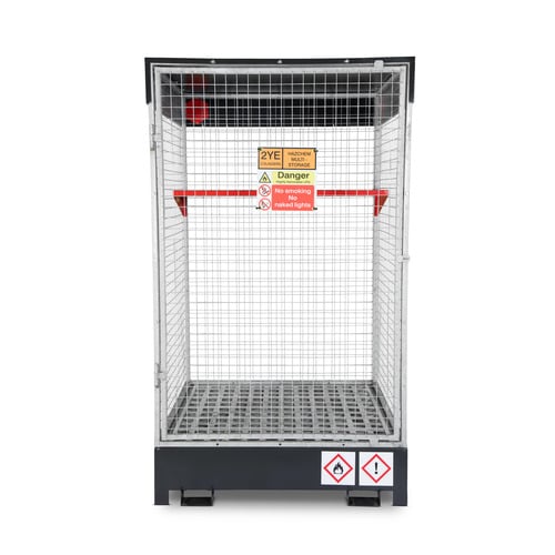 Armorgard DrumCage - COSHH compliant storage unit for liquids gases and solids 1280x1220x2100mm (DRC4) Price Comparisons | Compare The Build