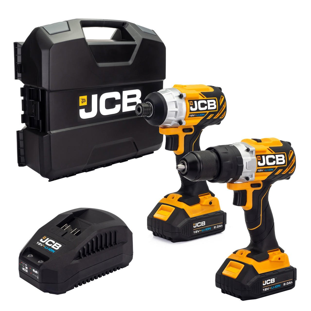 JCB 18V Brushless Impact Twinpack 2x 2.0Ah Lithium-Ion Batteries Price Comparisons | Compare The Build