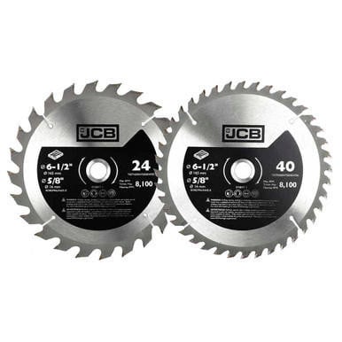 JCB 2 piece 165mm TCT Wood Saw Blade Set Price Comparisons | Compare The Build