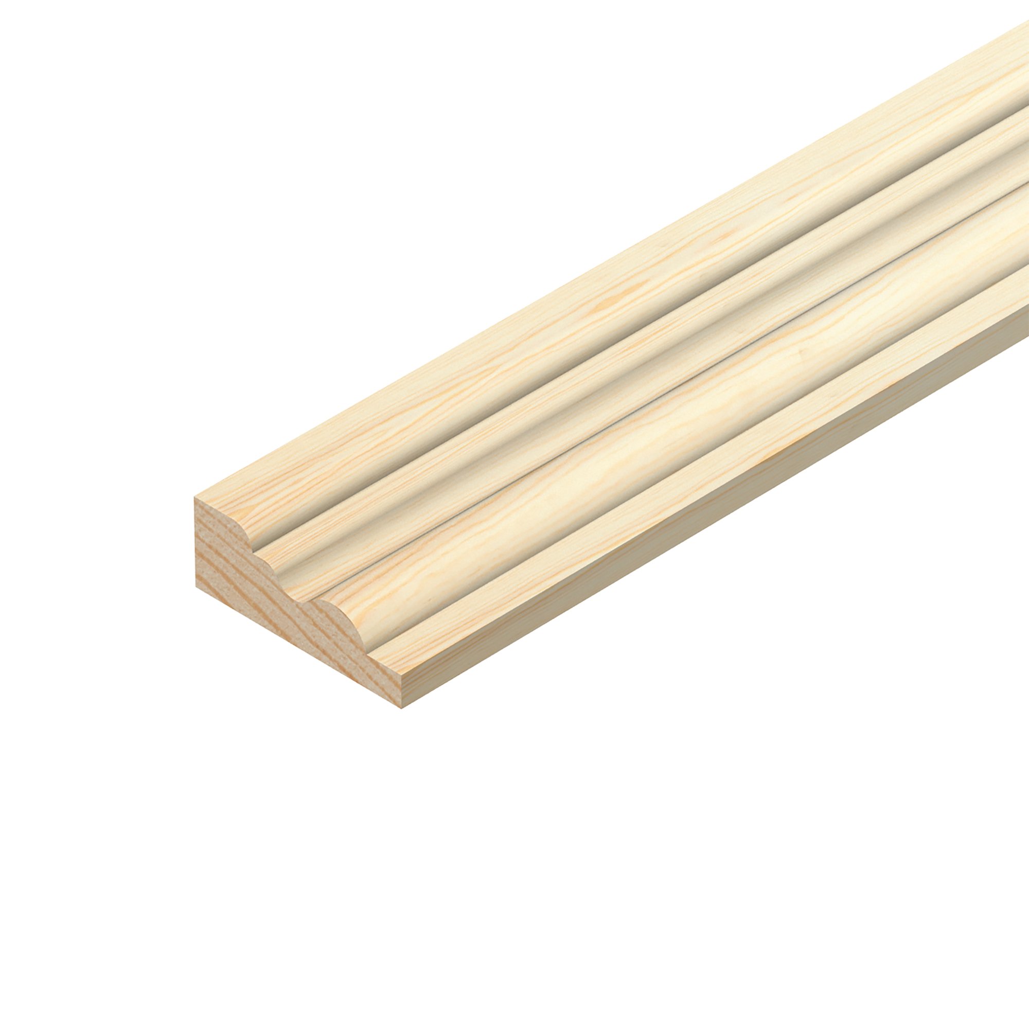 TM795 Pine Barrel Moulding 21x9x2400mm PEFC Price Comparisons | Compare The Build