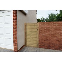 Bespoke Custom Made To Measure Wooden Garden Gate/Tongue - View #5