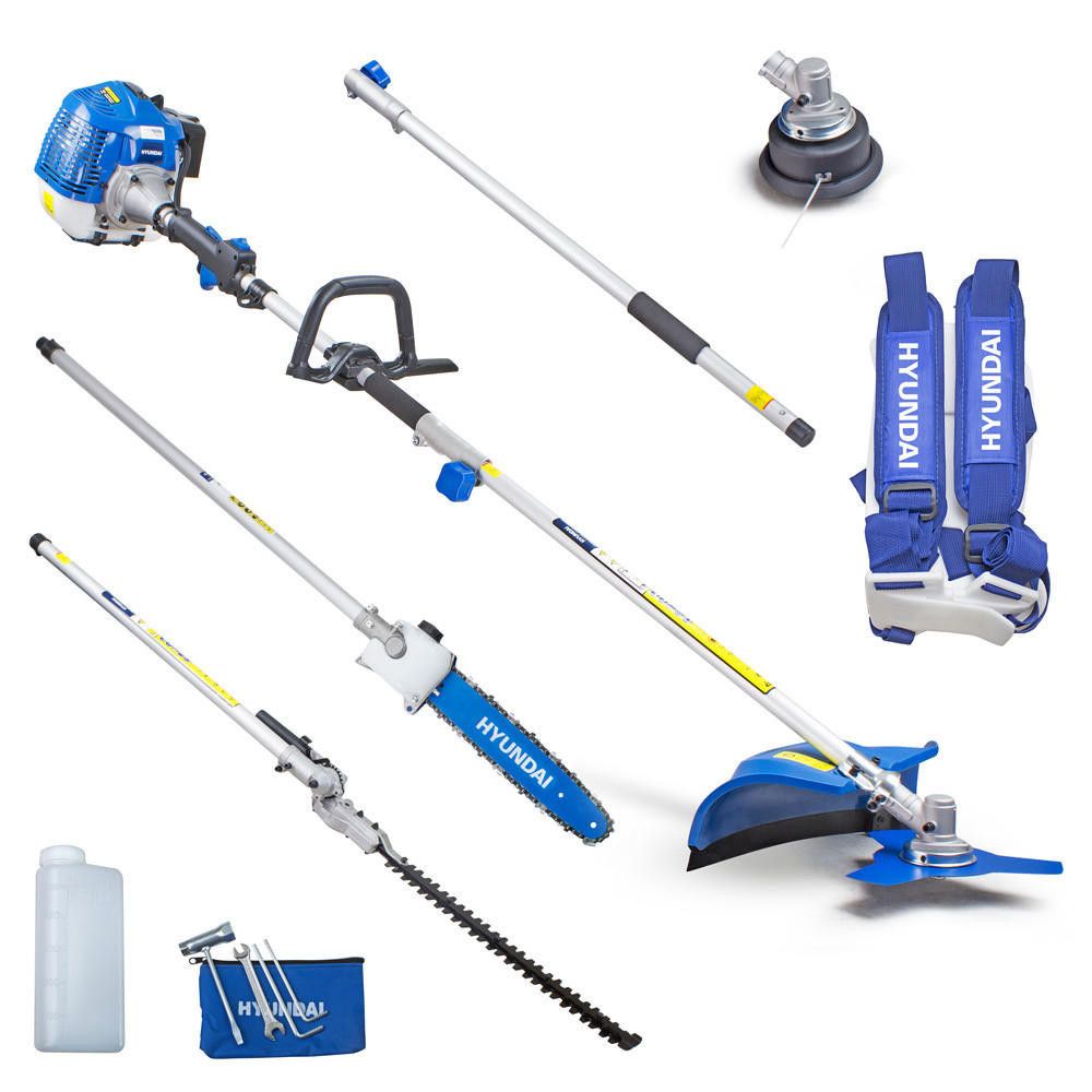 Hyundai HYMT5200X-1 5-in-1 Petrol Garden Multi-Tool – 52cc