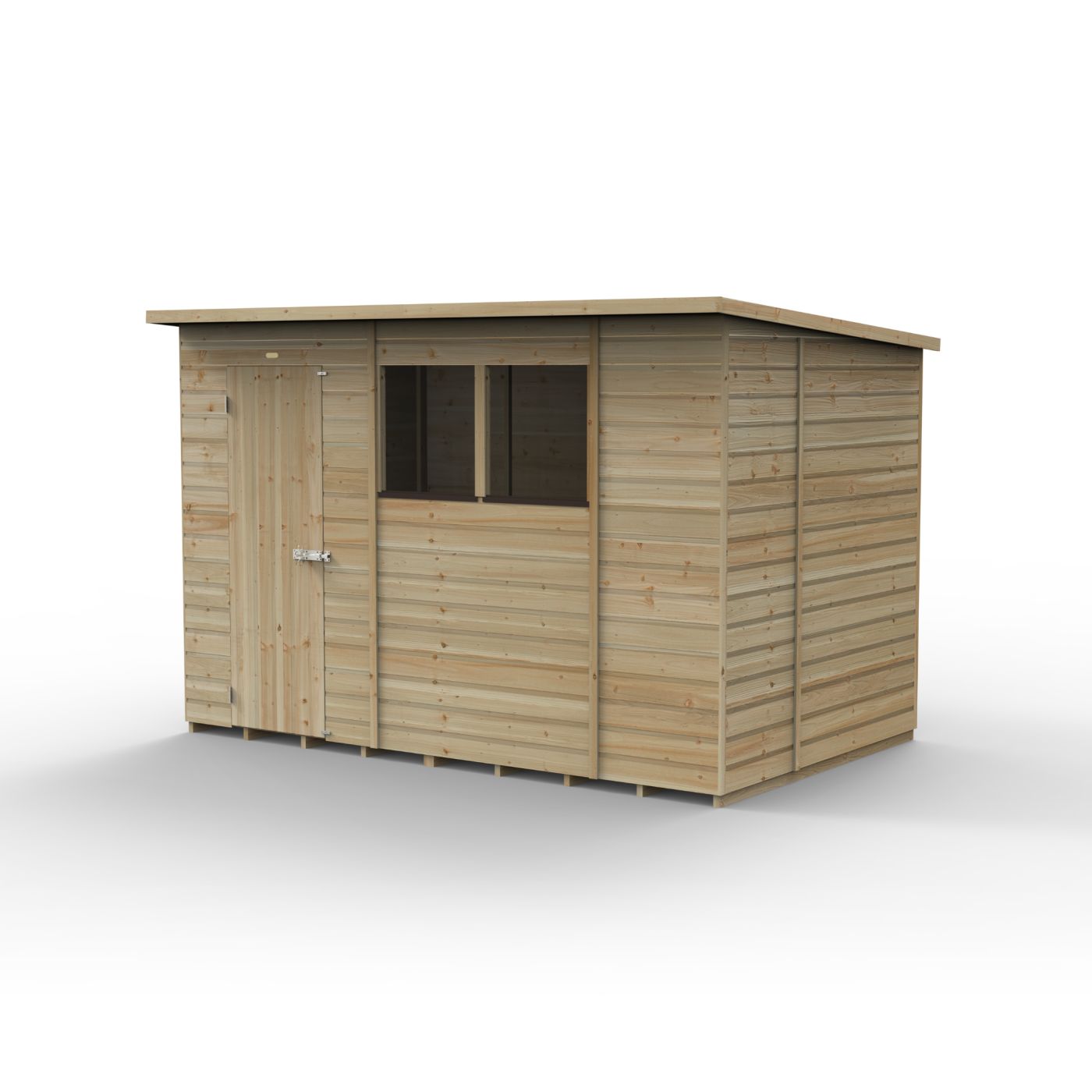 Beckwood 10x6 Pent Shed - 2 Windows - Quality Outdoor Storage