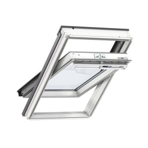 VELUX GGL MK08 2070 White Painted Centre Pivot Roof Window 780x1400mm 70Pane