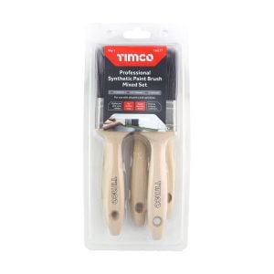 TIMco 720277 Pro Synth Paint Brush Set 5pcs