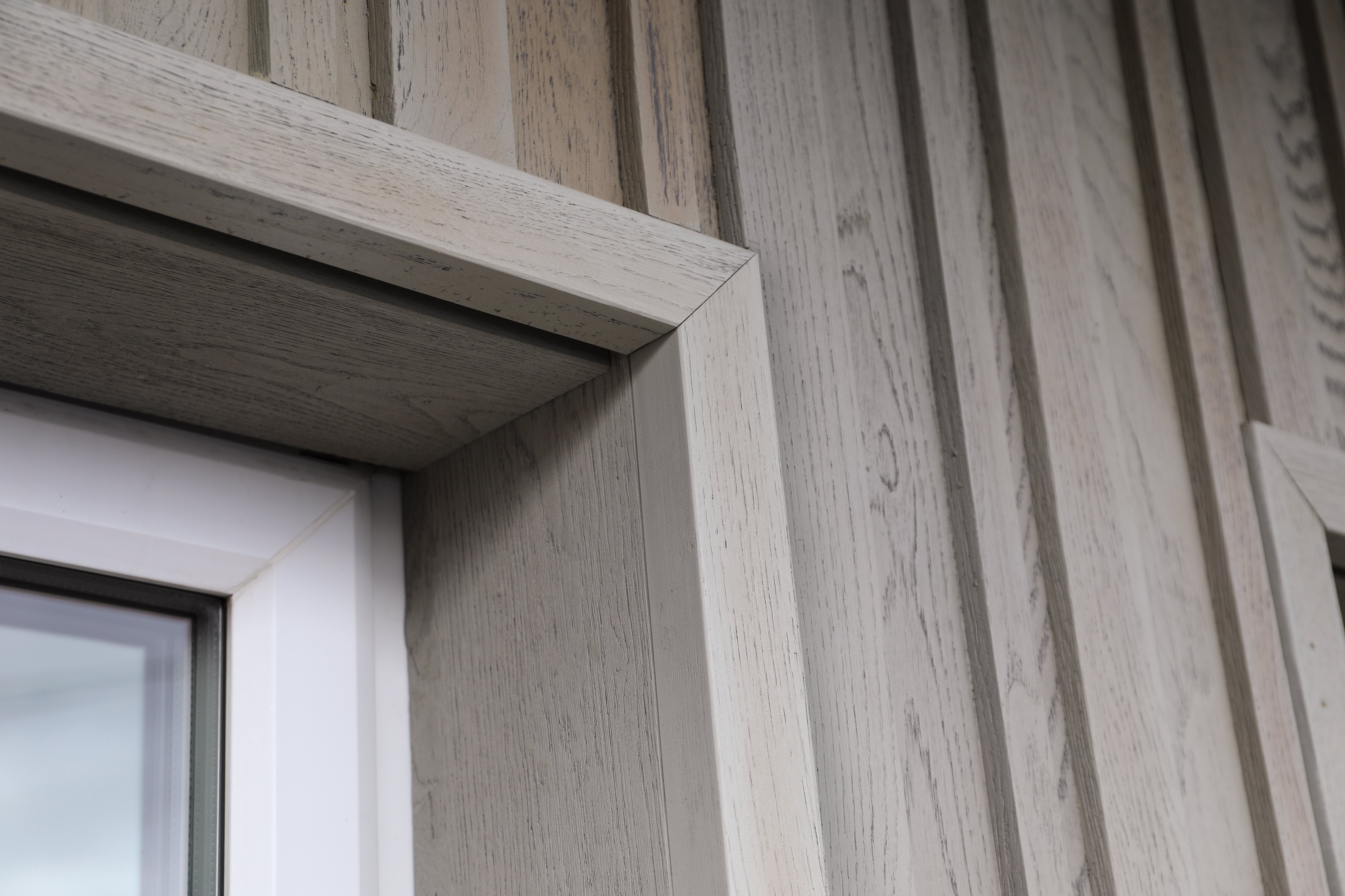 Millboard Envello Board & Batten + Cladding Square Corner Trim - Limed Oak - 3050x50x50mm Price Comparisons | Compare The Build