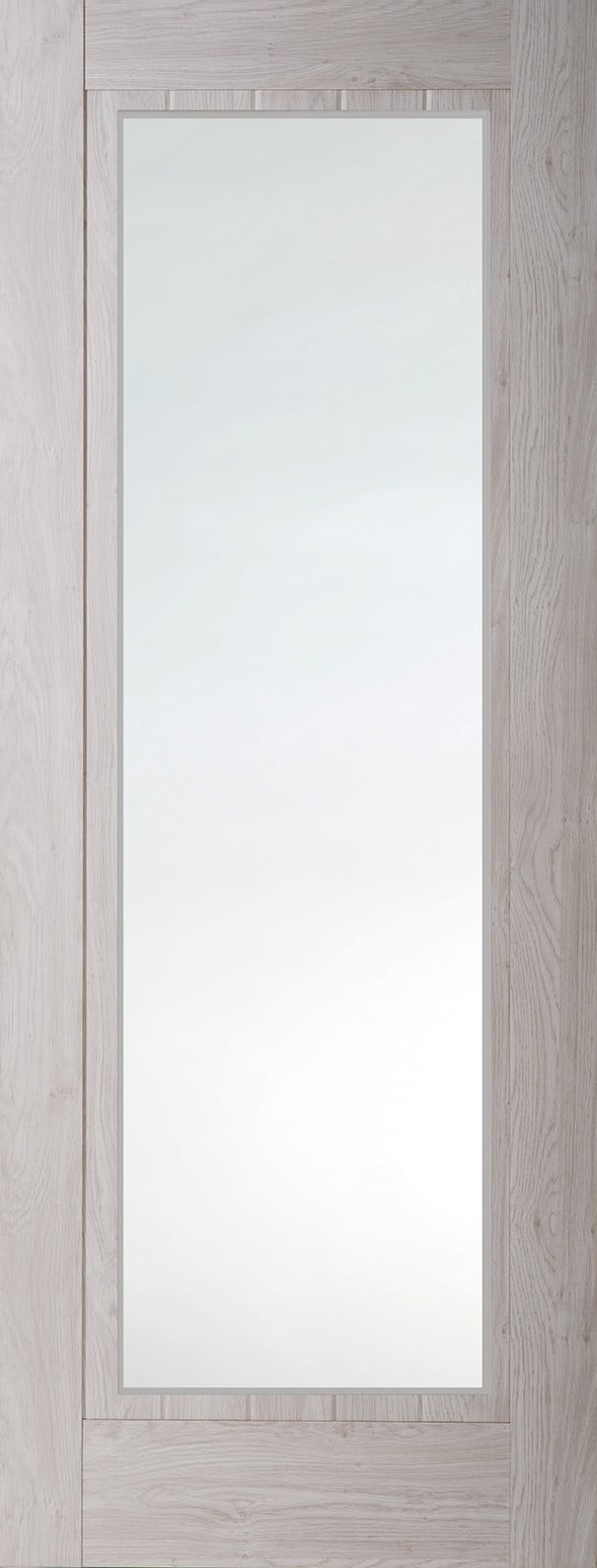 Finewood Mexicano Full Light Fully Finished Smokey Grey Internal Door White Laminated Glass 1981x838x35mm (ILGMEXFLWL29) Price Comparisons | Compare The Build