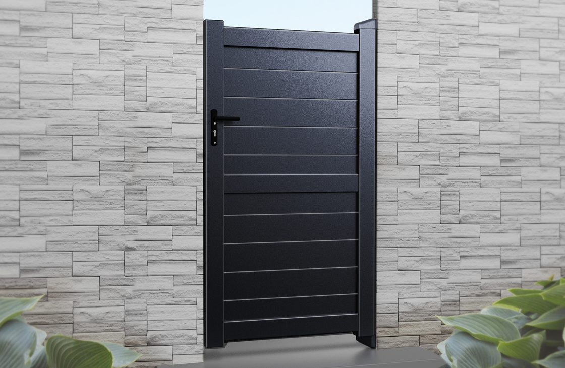 Pedestrian Gate 800x1800mm AnthraciteGrey | Compare The Build