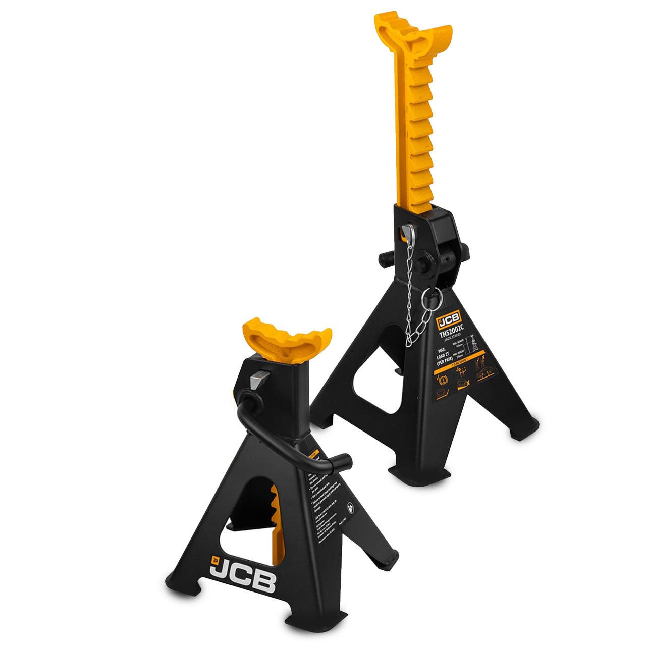 JCB 2 Tonne Automotive Ratchet Axle Stand Set Price Comparisons | Compare The Build