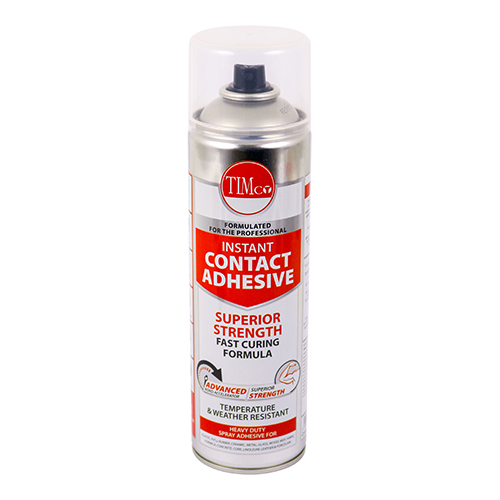 TIMco 247789 Instant Contact Adhesive Spray 500ml (Hand Held) Price Comparisons | Compare The Build