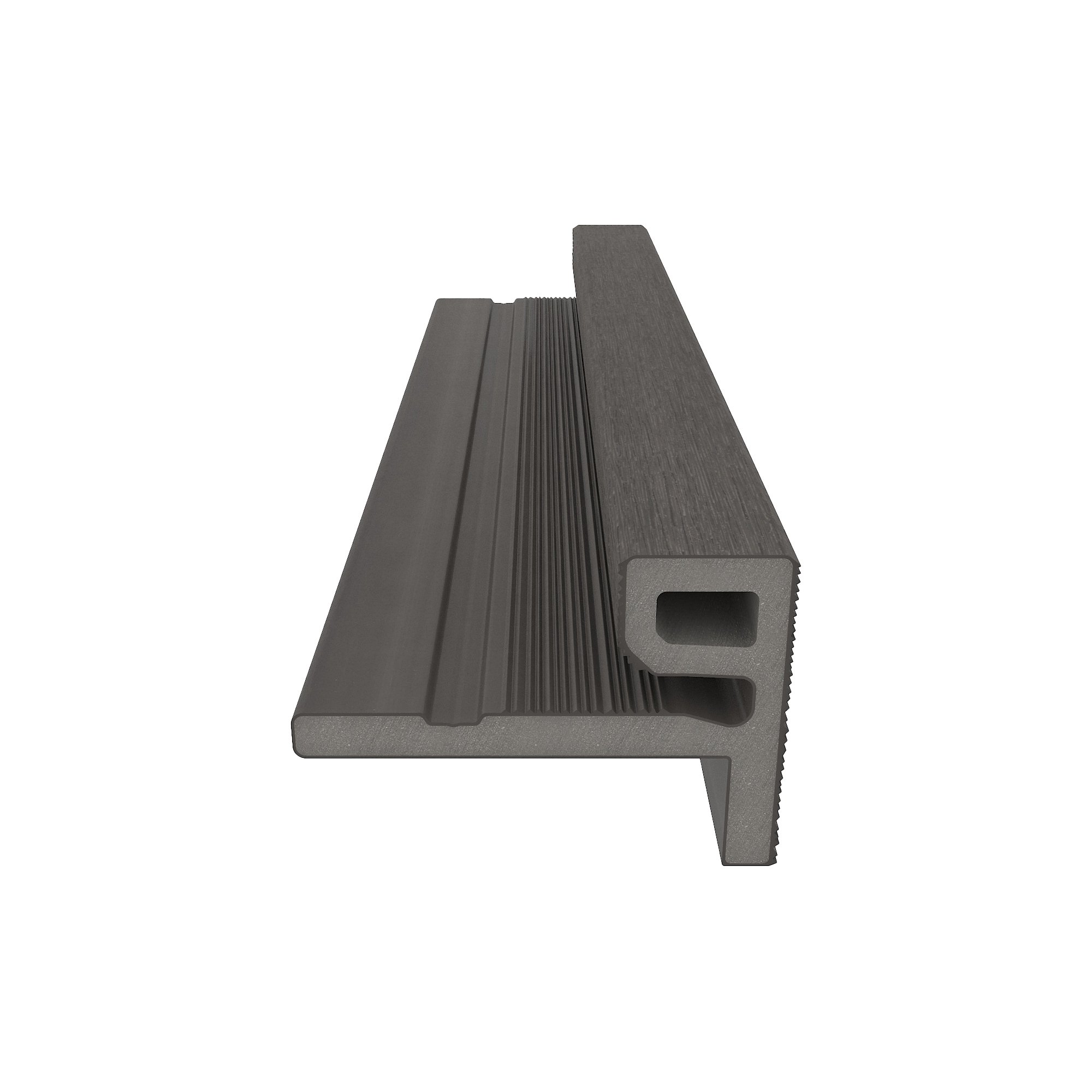 Ultrashield Naturale F-Trim for UH61 European Cladding - Silver Grey - 3600x75x54mm Price Comparisons | Compare The Build