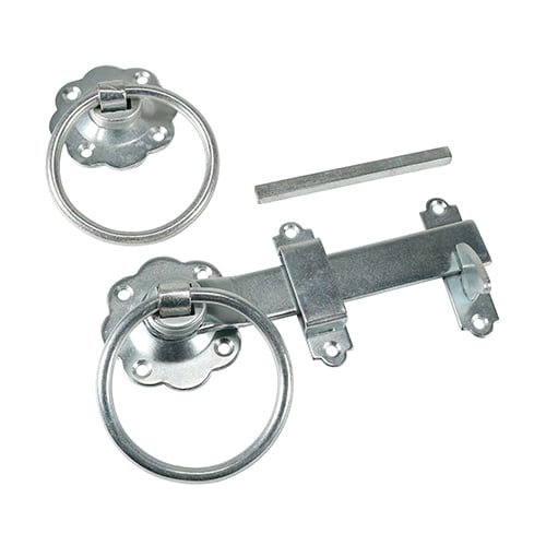 TIMco RGL6ZB 6" Ring Gate Latch - Plain - Zinc Price Comparisons | Compare The Build