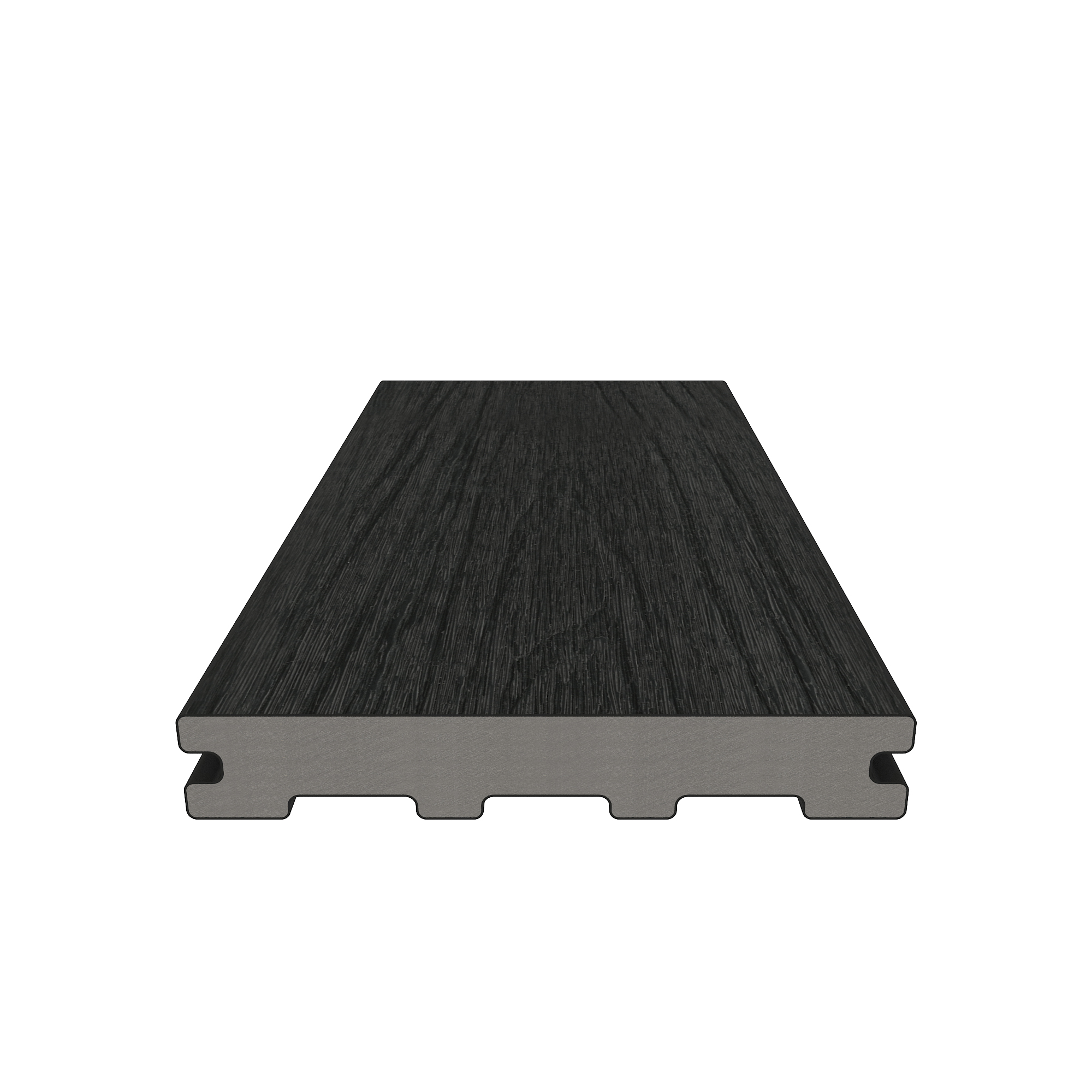 Ultrashield Naturale Grooved Edge Decking Board - Ebony Scalloped - 5400x138x23mm Price Comparisons | Compare The Build