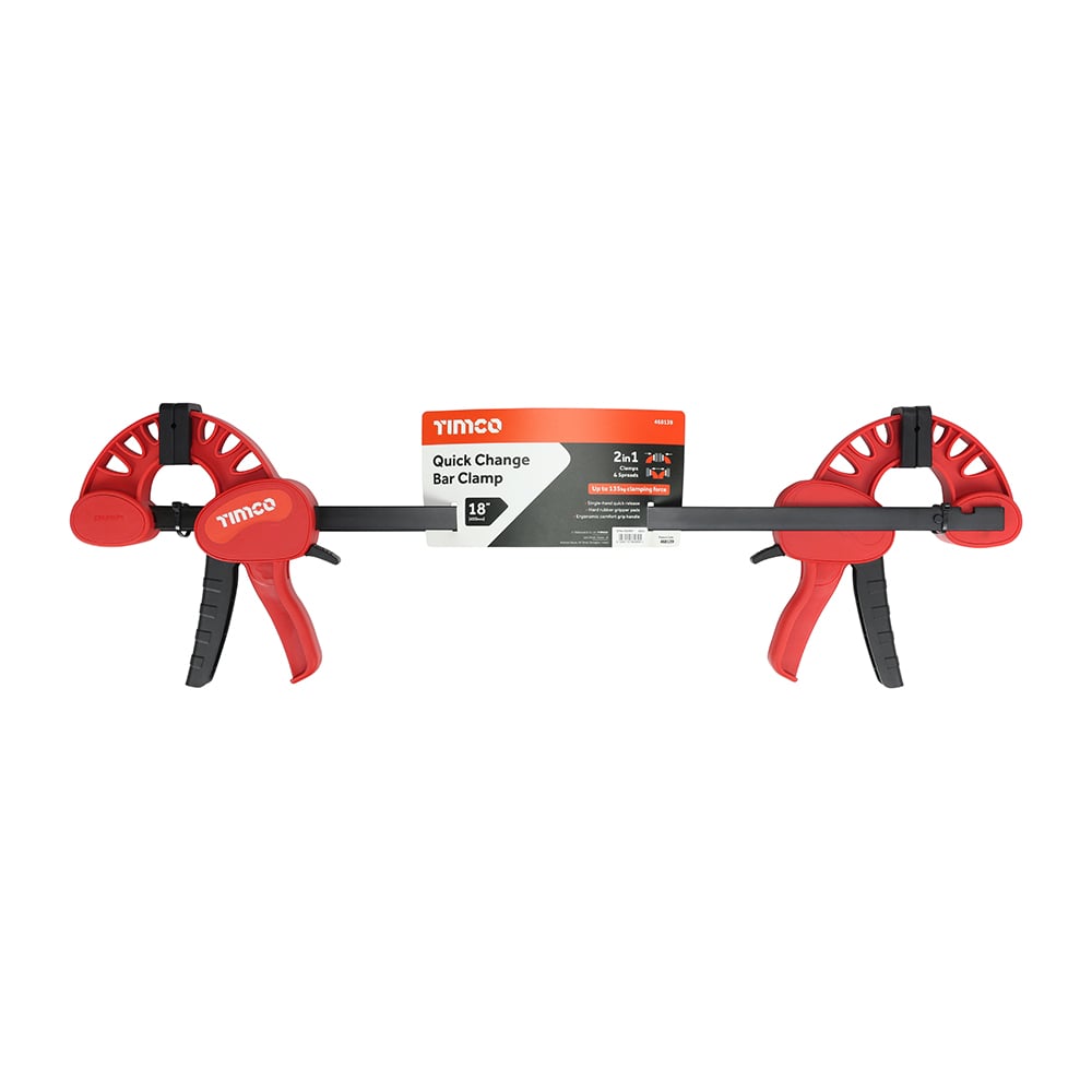 TIMco 468139 Quick Change Bar Clamp 18" 2 PCS Price Comparisons | Compare The Build