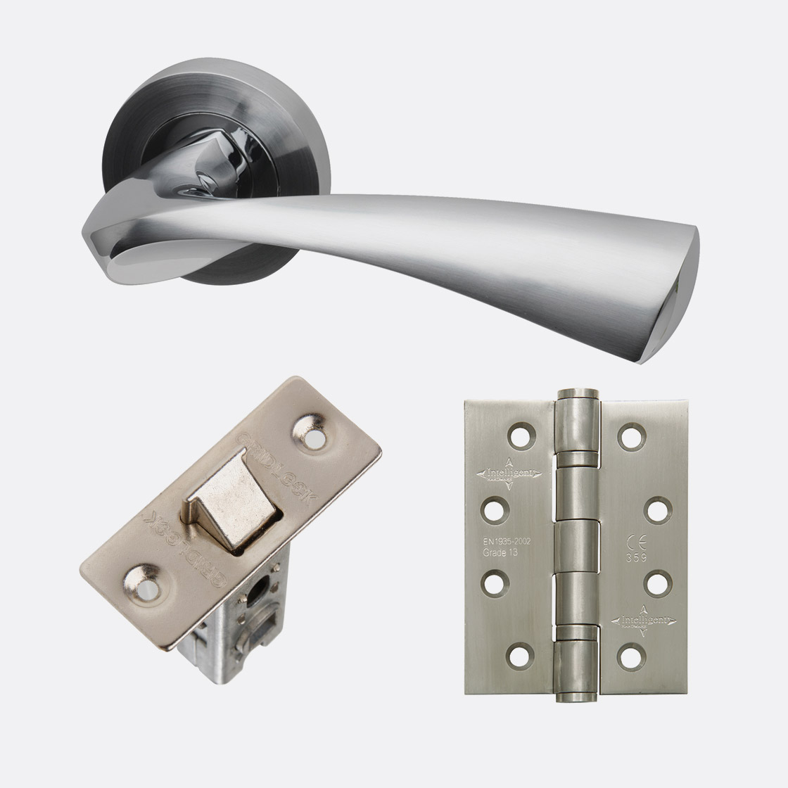 LPD Ironmongery Pluto Handle Hardware Pack 230x160x60mm | Compare The Build