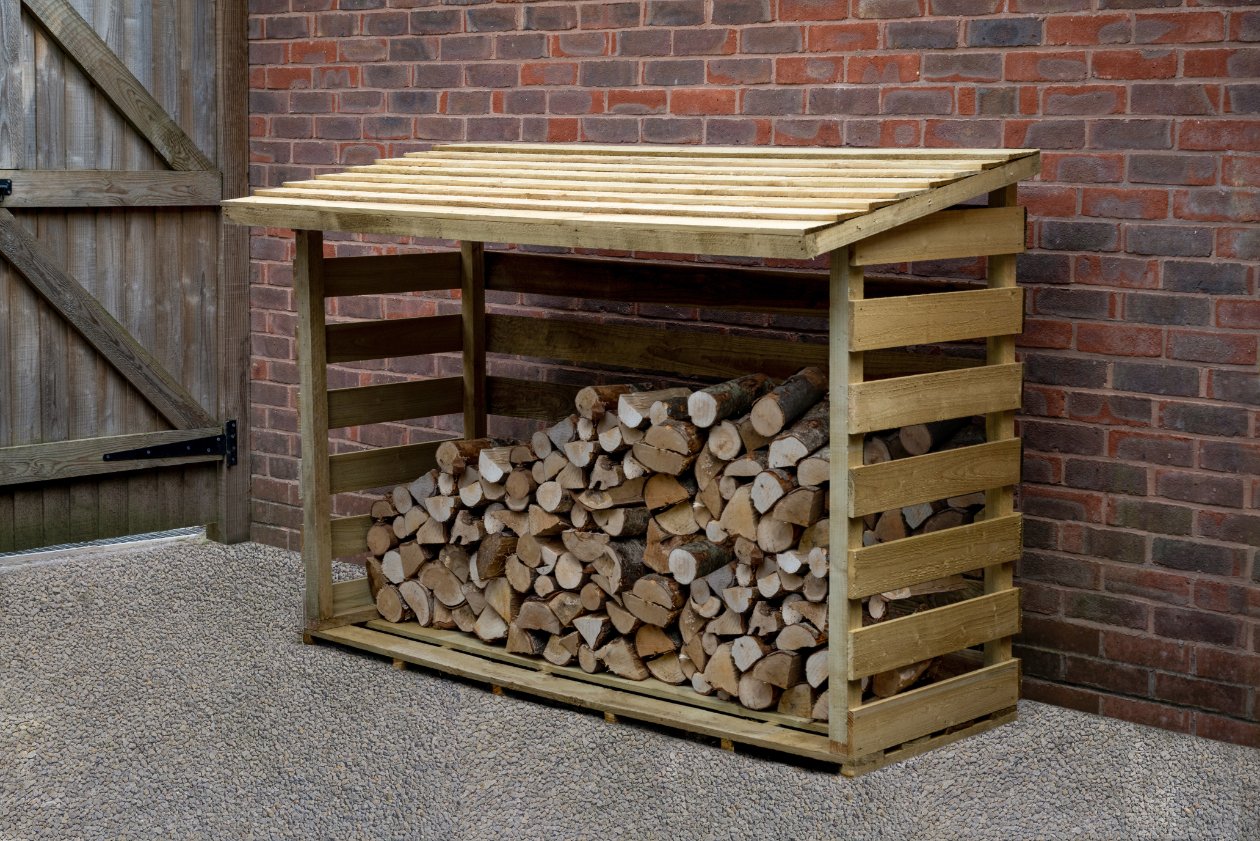 Large Pent Log Store FSC® certified Price Comparisons | Compare The Build
